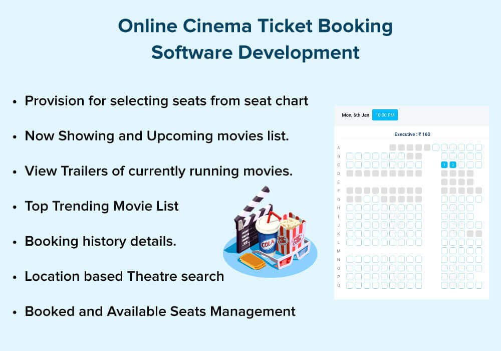 Online Cinema Ticket Booking Software